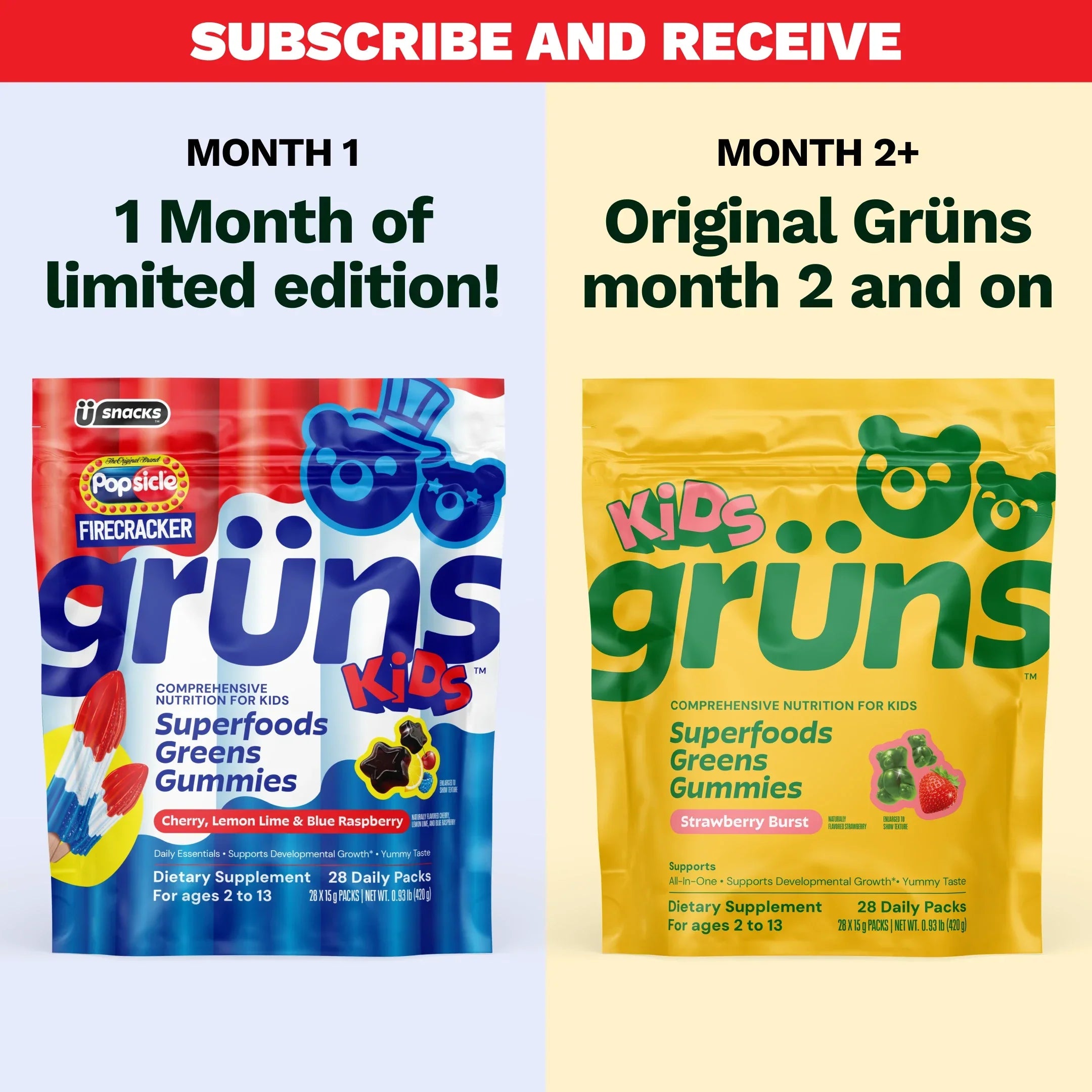 Popsicle® Firecracker Grüns Kids - Fresh Flavor