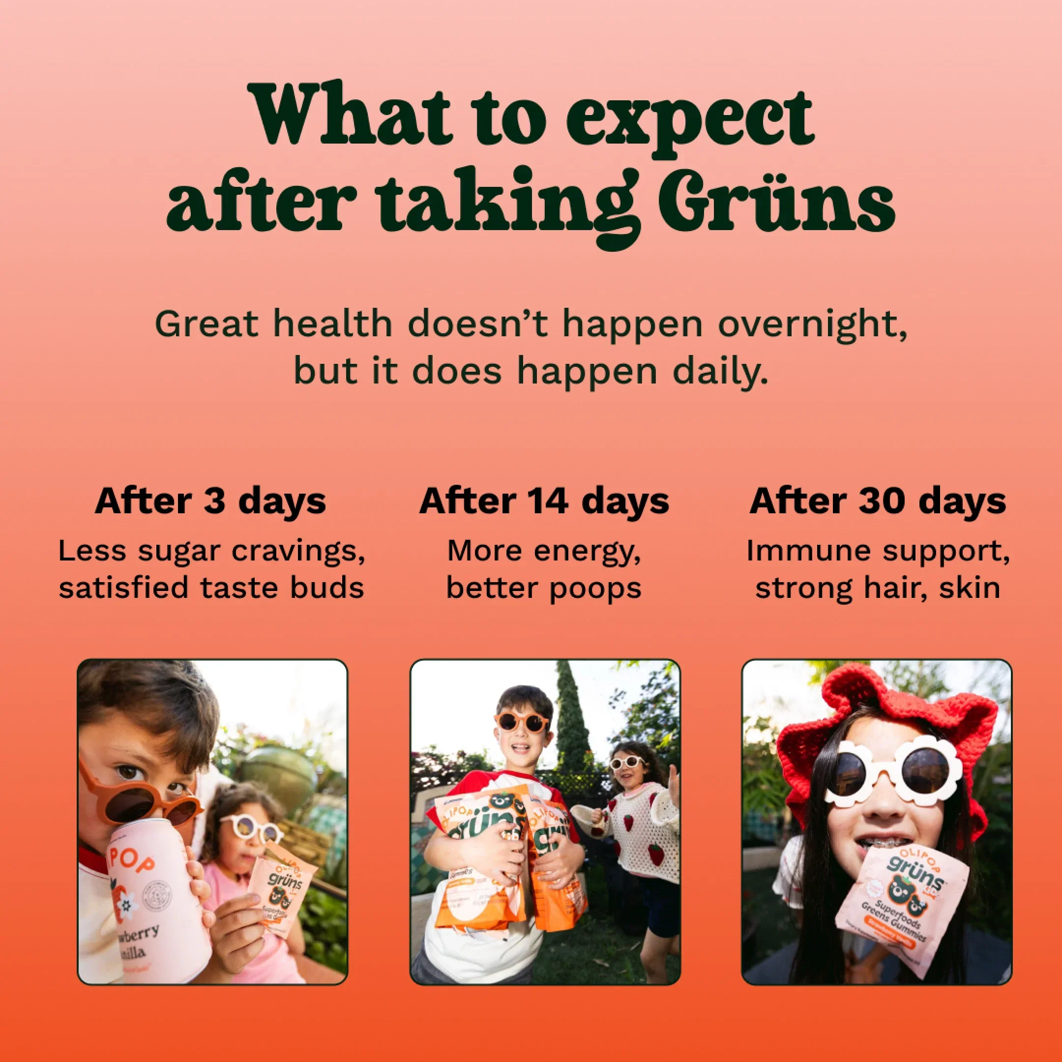 Grüns Kids OLIPOP® - Fresh Start